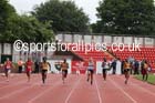 Inter girls 100 metres, English Schools Track and Field. Photo: David T. Hewitson/Sports for All Pics